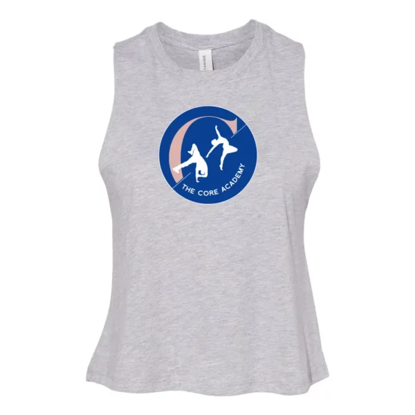 Logo Racer Back Crop Tank